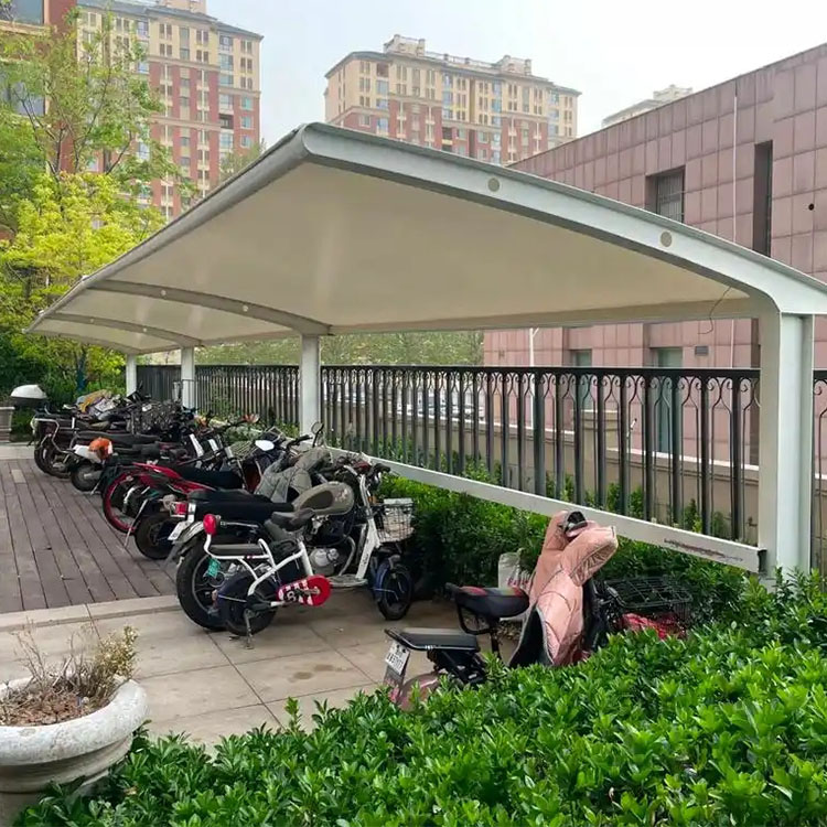 益阳膜结构电动车棚